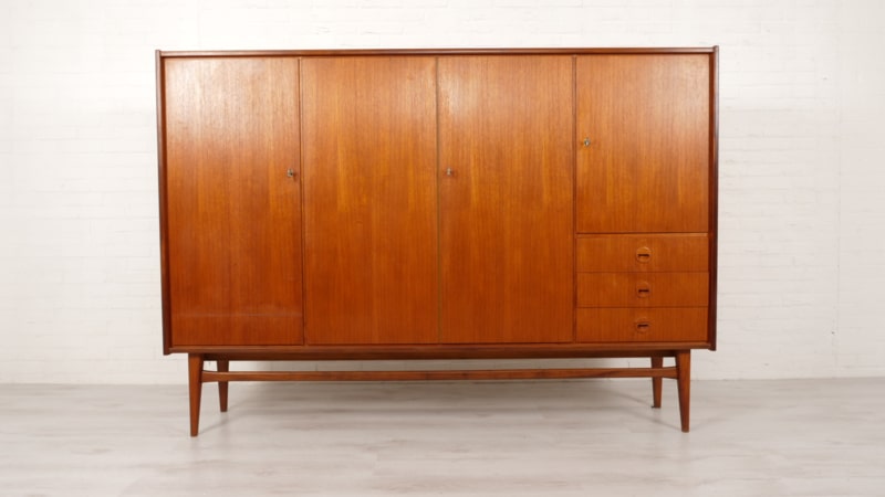 Buffet haut Bartels Works Gmbh Teck 1960s