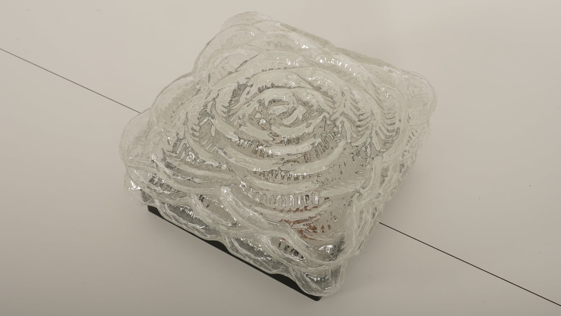 Vintage Ceiling Lamp Square Rose