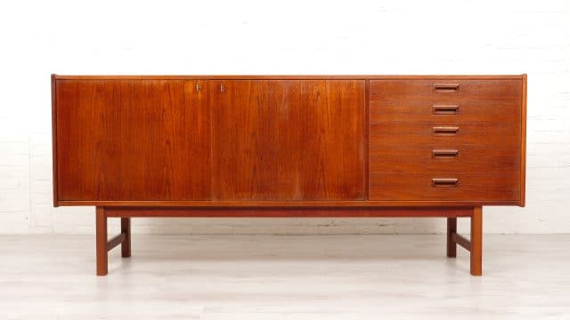Vintage Sideboard Ulferts Sweden Teak 183 Cm