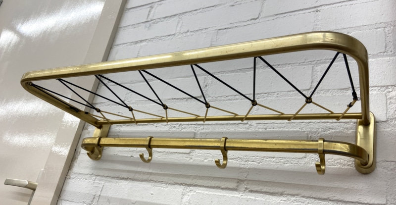 Vintage Coat Rack Brass Retro Coat Rack Black 8211 Gold