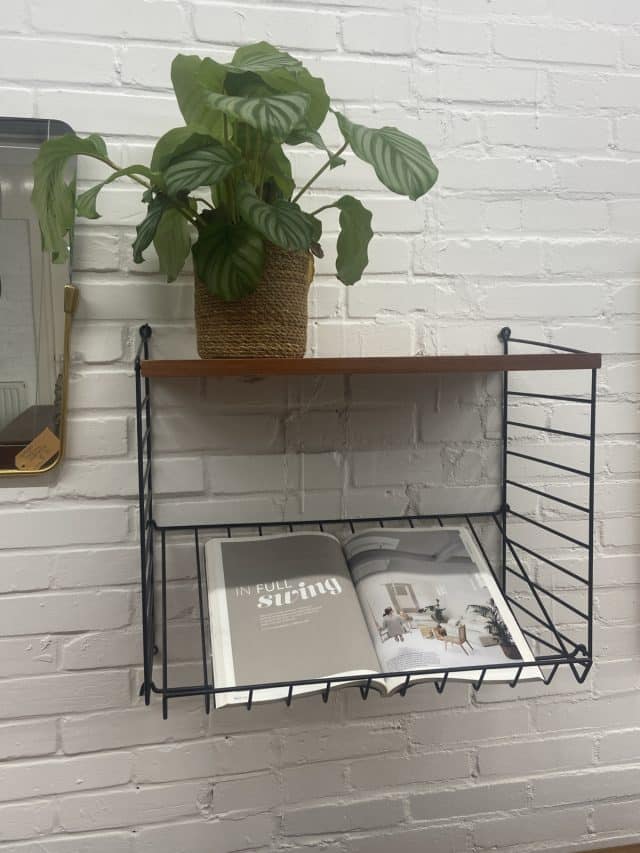 Wall rack Nisse String Magazine Rack Wall shelf