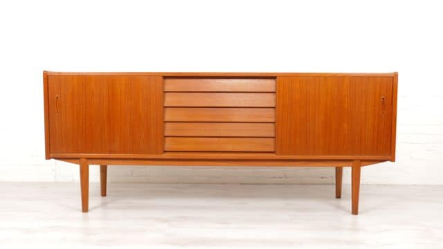 Sideboard Teak 8220 Trio 8221 Nils Jonsson Hugo Troeds 1960s Swedish Design