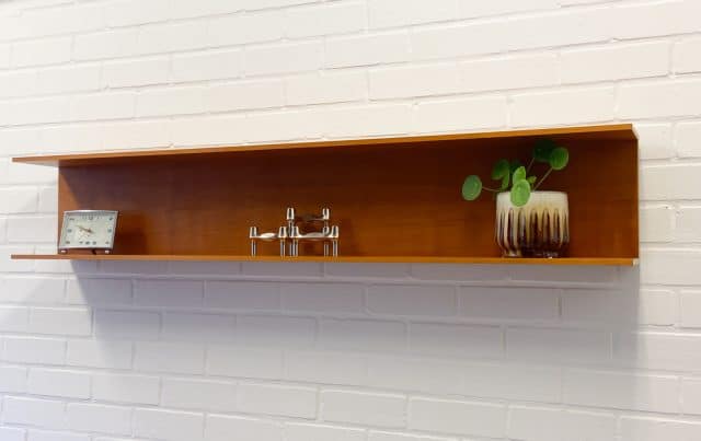 Vintage Bookshelf Wall Shelf Walter Wirz For Wilhem Renz 150 Cm