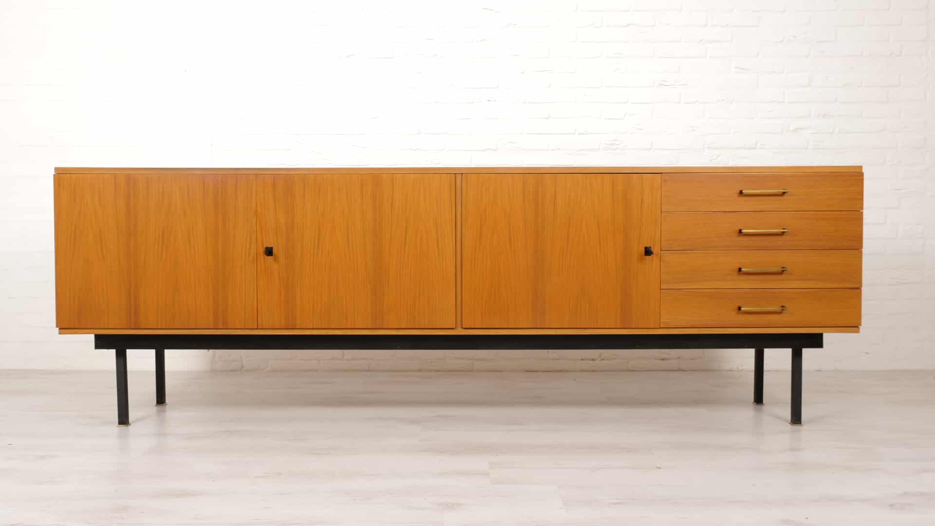 Vintage Sideboard Scandinavian Design Vintage Cupboard 240 Cm