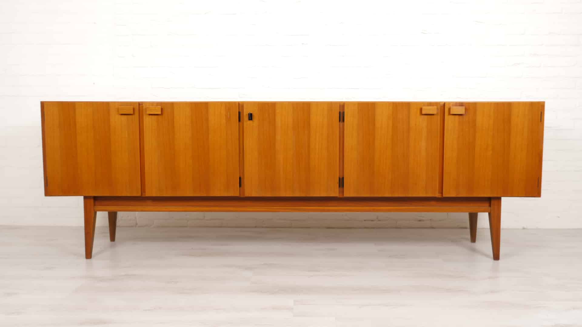 Buffet Vintage Mid Century Modern Armoire Vintage 249 Cm