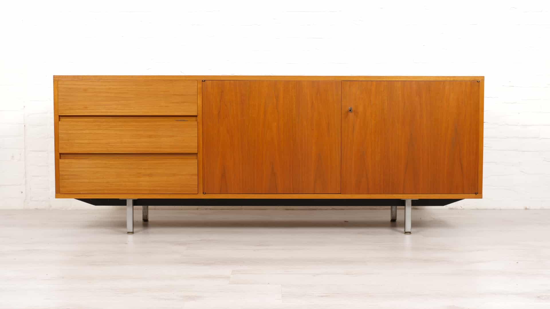 Buffet Vintage Mid Century Modern Armoire Vintage 174 Cm