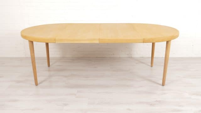 Vintage Danish Dining Table Xl Bramin Oak Extendable