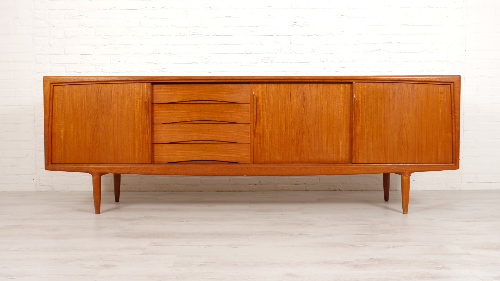 Vintage Sideboard Axel Christensen Aco Mbler Danish Design 240 Cm