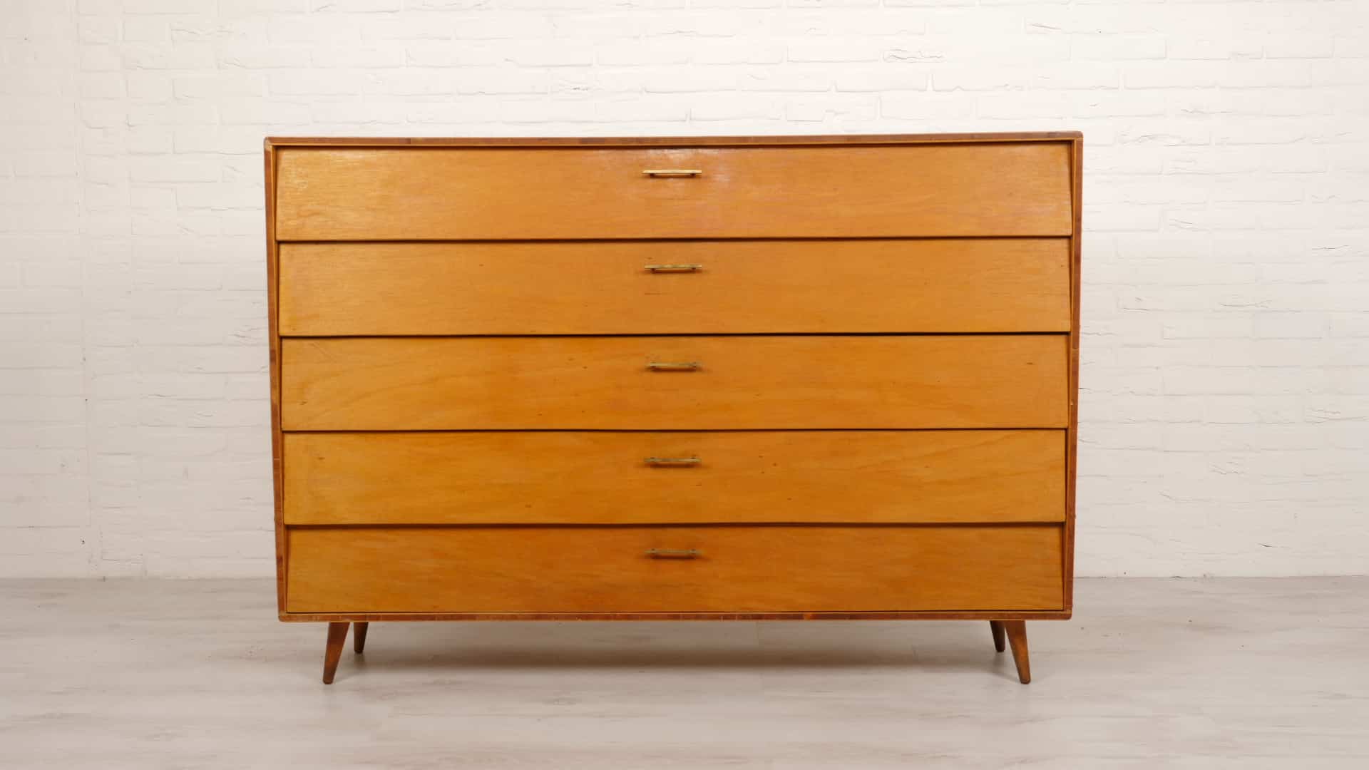 Vintage shoe cabinet 50s Wall cabinet
