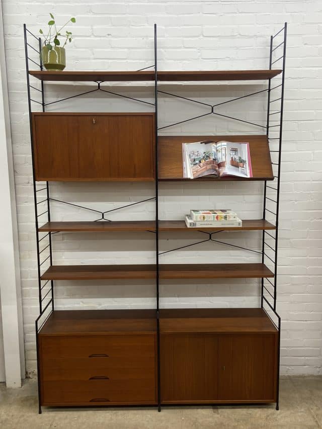 Whb Wall System Teak Modular 1960s
