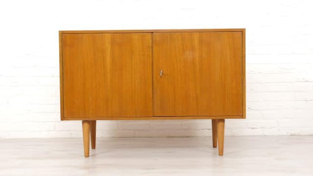 Vintage Sideboard Mid Century Modern Walnut 100 Cm