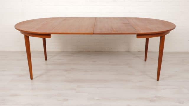 Vintage Danish Teak Dining Table Extendable