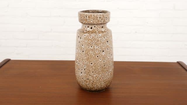 Vintage West Germany Vase Brown 22 cm