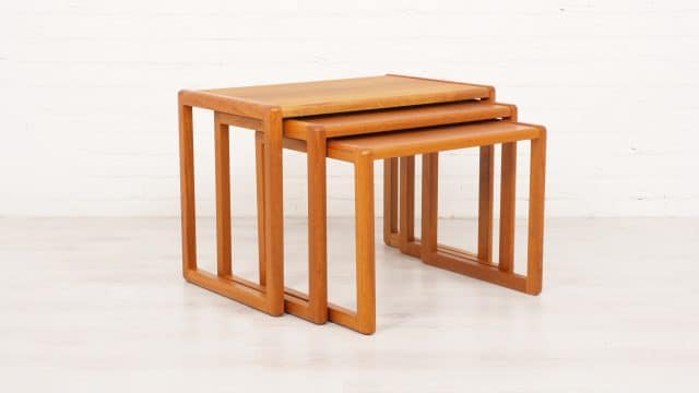 Tables gigognes Mimiset Teck 1960 8217 S