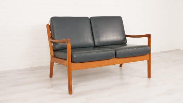 Vintage Ole Wanscher 2-seater sofa Senator