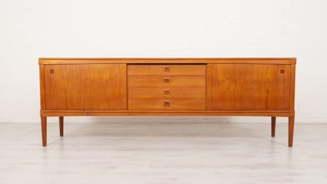 Vintage Sideboard Teak Bramin H W Small 225 Cm