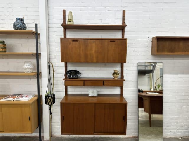 Vintage Wall System Sven Ellekaer Teak Danish Design