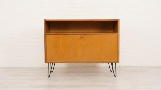 Vintage Audio Furniture Sideboard Wall Unit 100 Cm