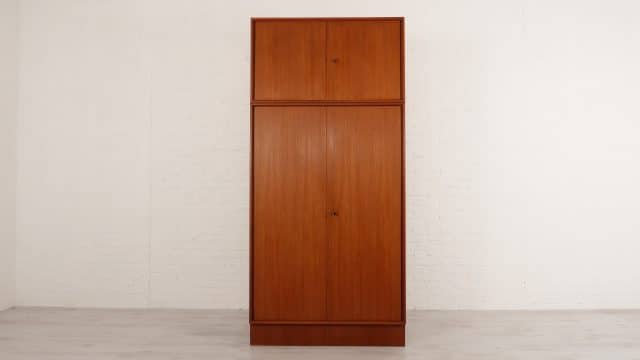 Vintage Wardrobe Teak Heinrich Riestenpatt 56 Cm Deep