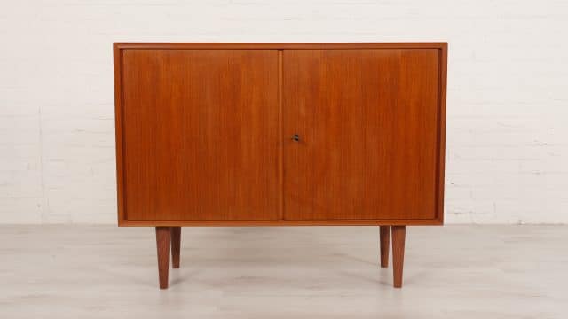 Vintage wall cabinet Teak Heinrich Riestenpatt 100 Cm