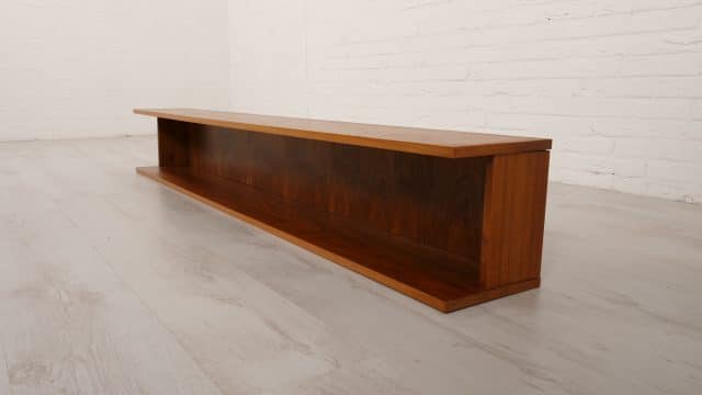 Vintage Wall Shelf Bookshelf Teak 180 Cm