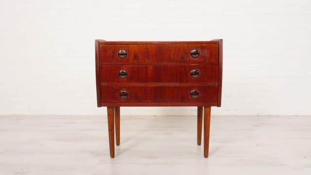 Vintage 3-Drawer Chest of Drawers Danish Design
