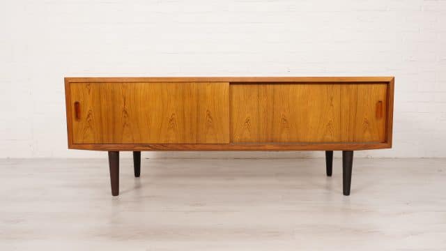 Buffet Vintage TV Meuble Bois de Rose 138 Cm