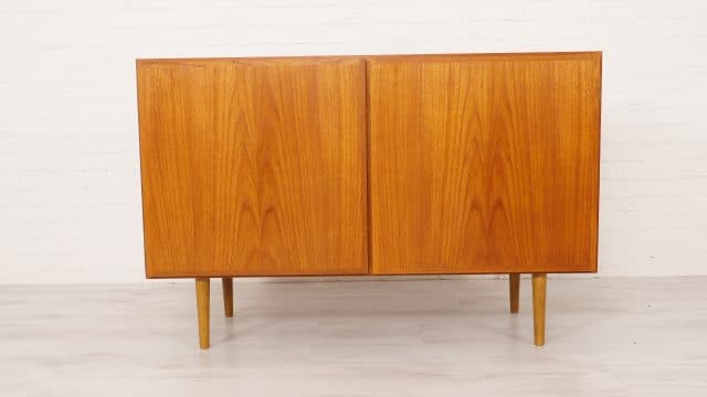 Vintage Danish Sideboard TV Furniture Omann Jun 120 Cm