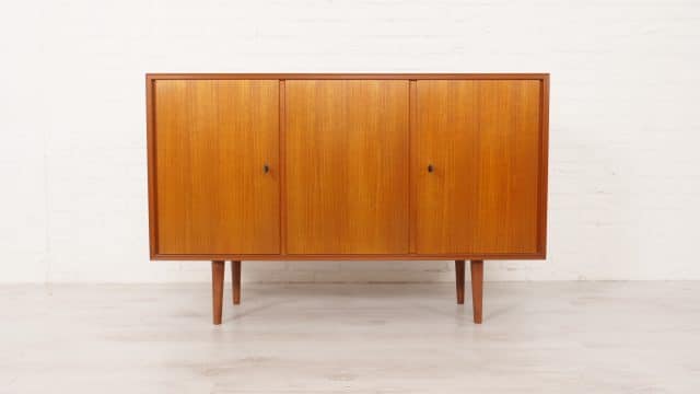 Vintage Sideboard Teak Heinrich Riestenpatt 120 Cm