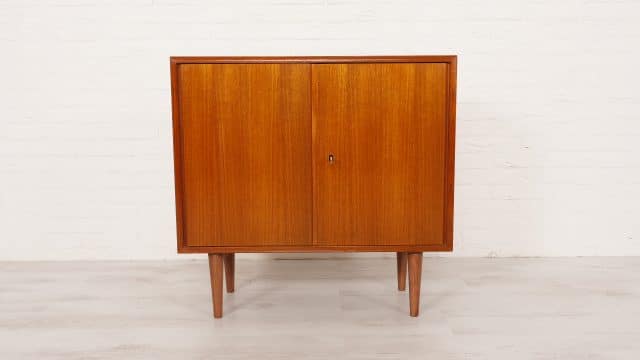 Armoire murale vintage en teck Heinrich Riestenpatt 80 Cm