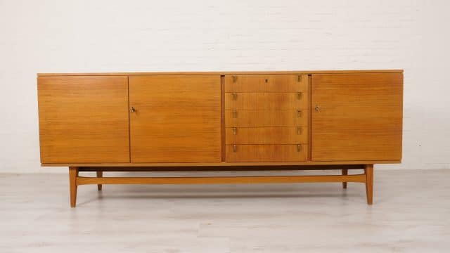 Buffet Vintage Bartels Werke Mid Century Modern 220 Cm