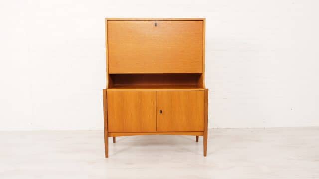 Vintage Secretaire Teak Sleek Design