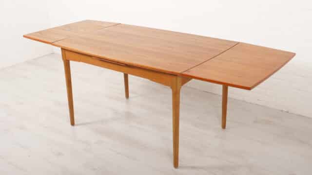 Table à manger vintage extensible en chêne
