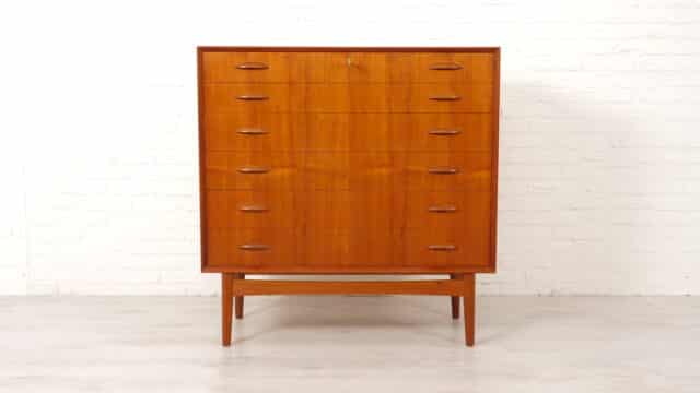 Commode Design danois Teck Johannes Sorth 102 cm