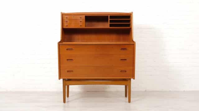 Vintage Secretaire Teck 116 cm