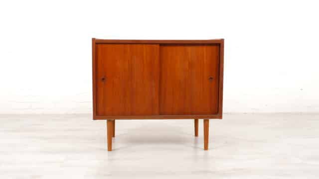 Meuble vintage avec portes coulissantes Ps System Audio Furniture Teak 80 Cm