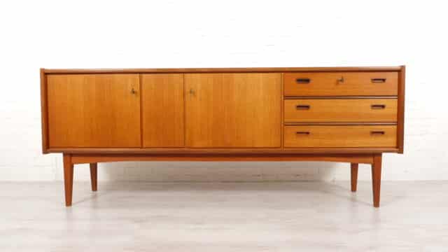 Buffet Vintage Bartels Werke Mid Century Modern 210 Cm