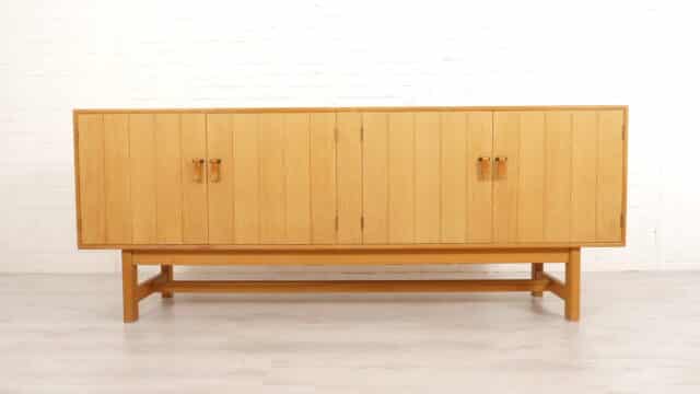 Buffet vintage en chêne Design danois 214 cm