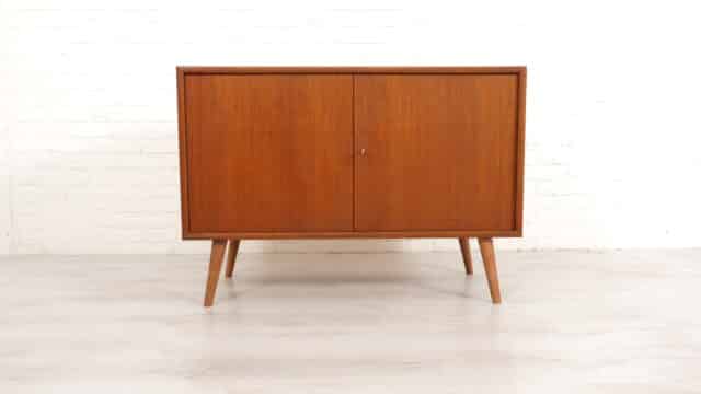 Buffet Vintage Teck Audio Meuble mural 100 Cm