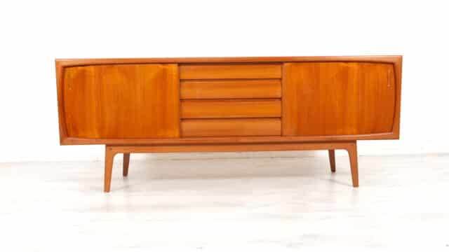 Vintage Sideboard Sliding Doors Scandinavian Design 200 Cm