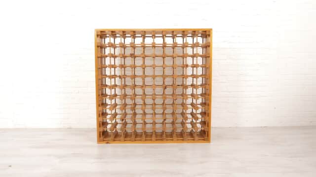 Vintage wine rack Pine