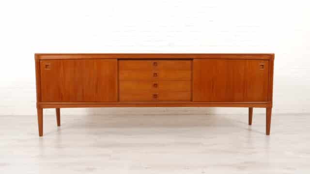 Vintage Sideboard Teak Bramin H W Small 225 Cm