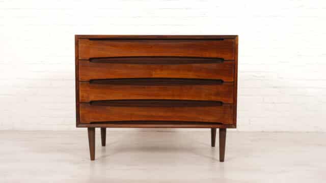 Vintage Chest of Drawers Rosewood 4 Drawers