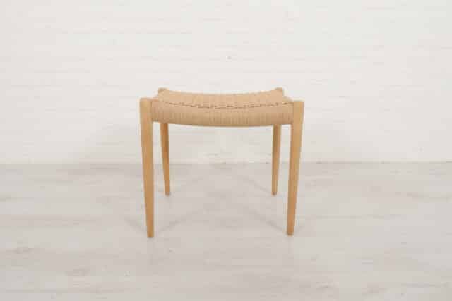 Vintage Ottoman Niels Otto Moller Oak Model 80a