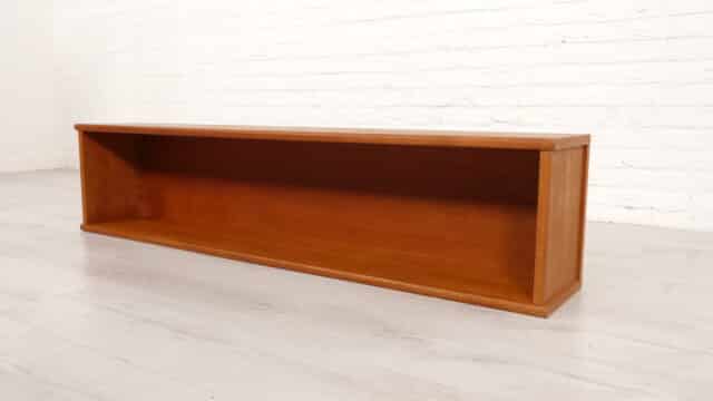 Vintage Wall Shelf Bookshelf Teak 142 cm