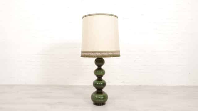 Vintage Table Lamp Xl Ceramic Kaiser Leuchten Bubble Lamp
