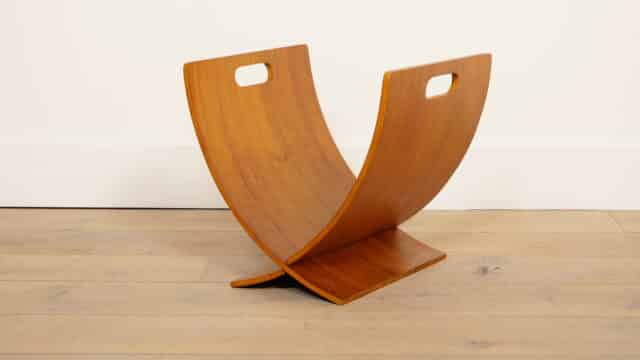 Vintage Magazine Rack Teak