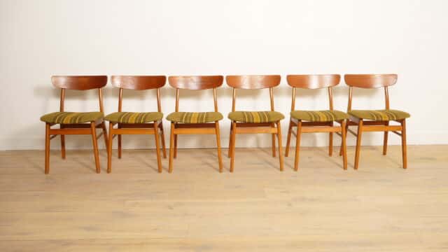 Set Of 6 Dining Chairs Findahl Vintage Teak