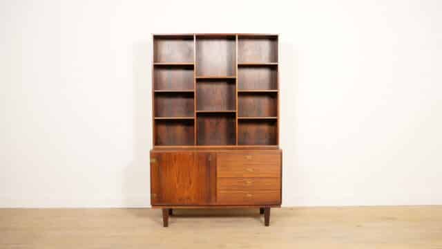 Vintage Buffet Cabinet Peter Lvig Nielsen Bookcase Rosewood