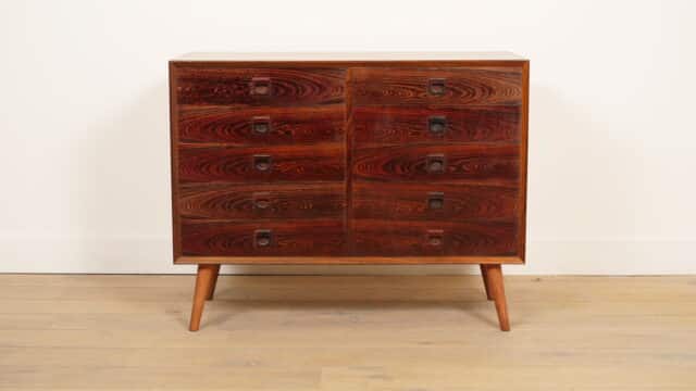 Buffet vintage en palissandre Commode à tiroirs Design danois